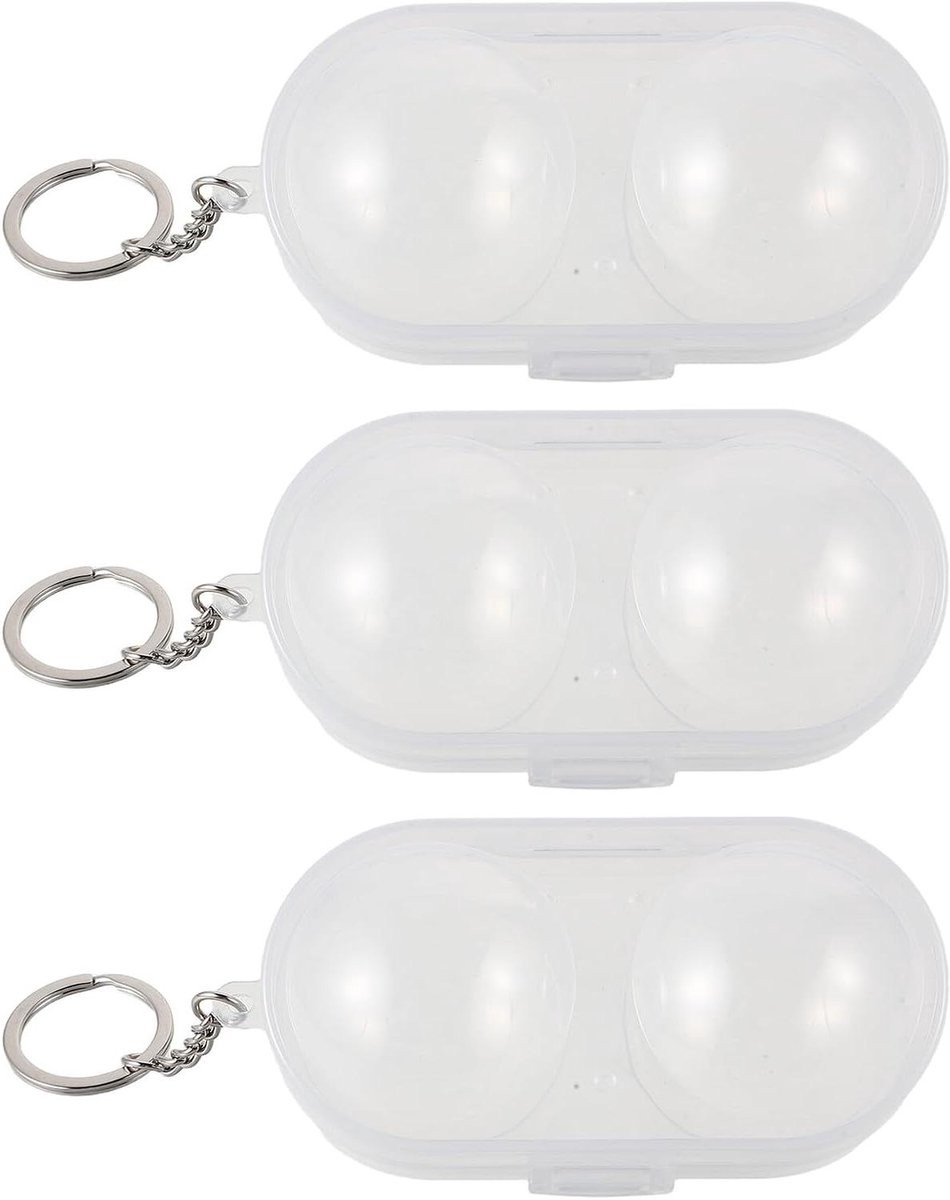 Opbergdoos Tafeltennisballen - Draagbare Organizer - Sport en Reizen - Gestructureerde Bescherming - 9x45x45 cm - Transparant
