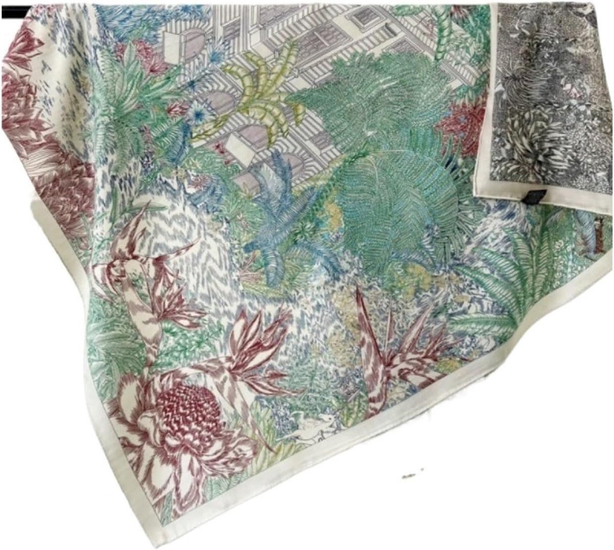 Vierkante Sjaal - Dames Sjaal - Modeaccessoire - Warme Dikke Stijl - 130x130cm - Niet gespecificeerd