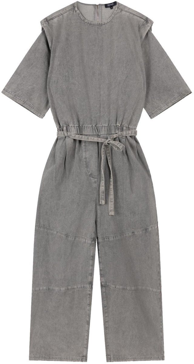Refined Department Jumpsuit Mona Jumpsuit R2608370027 996 Mid Grey Dames Maat - M