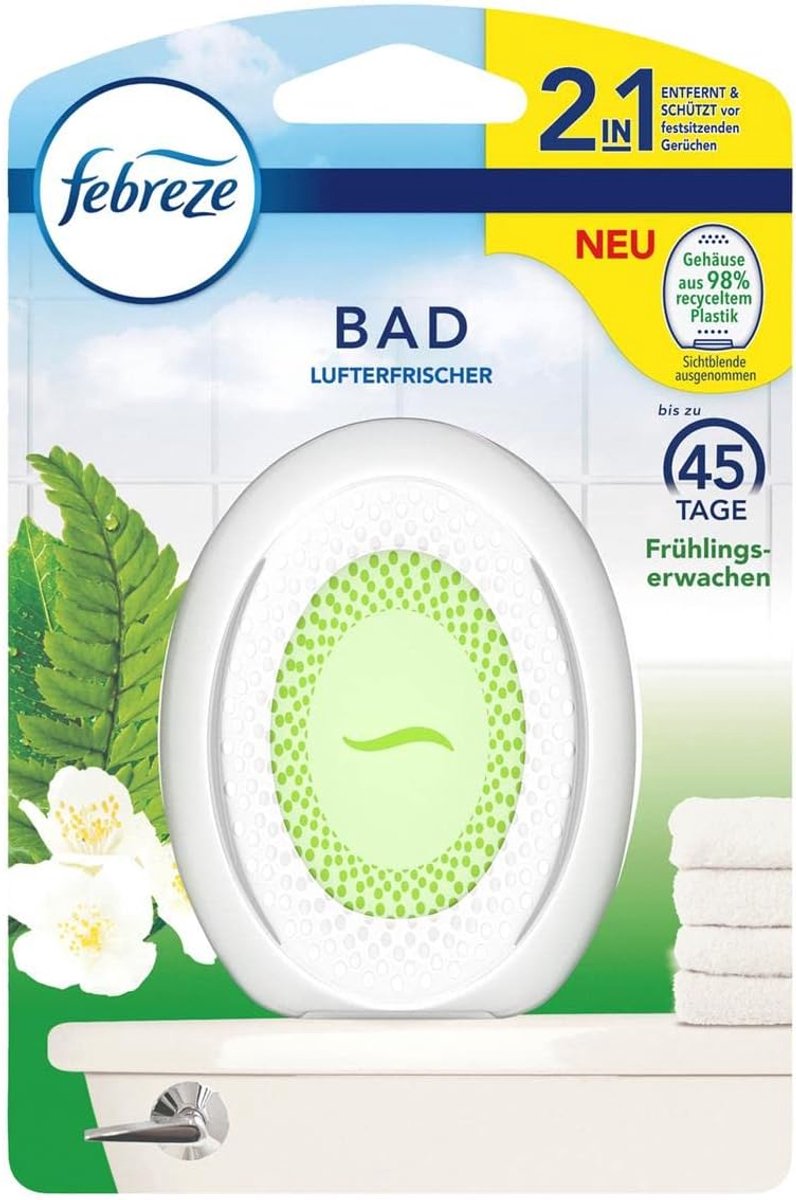 Febreze Badkamer luchtverfrisser (1 stuk) Lenor leningserwachen, geurstekker voor continue geurverwijdering en - ShopVlot