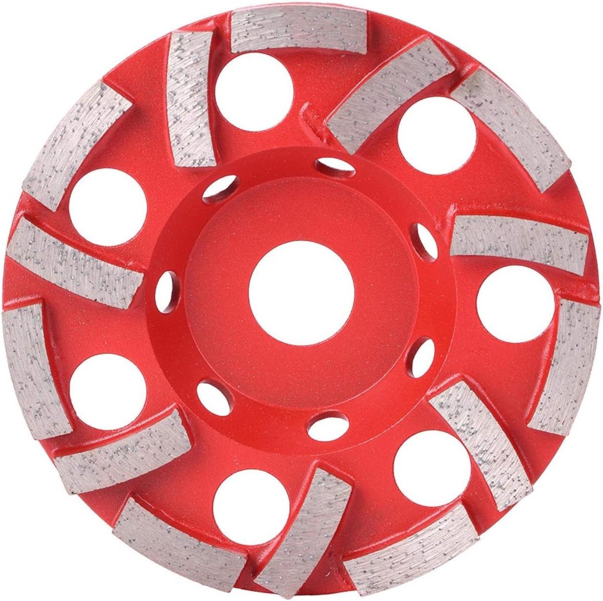 Diamant Slijpblok - Betonmolen Wiel - Beton Slijpen - Hoge Snelheid - 125mm - Zilver