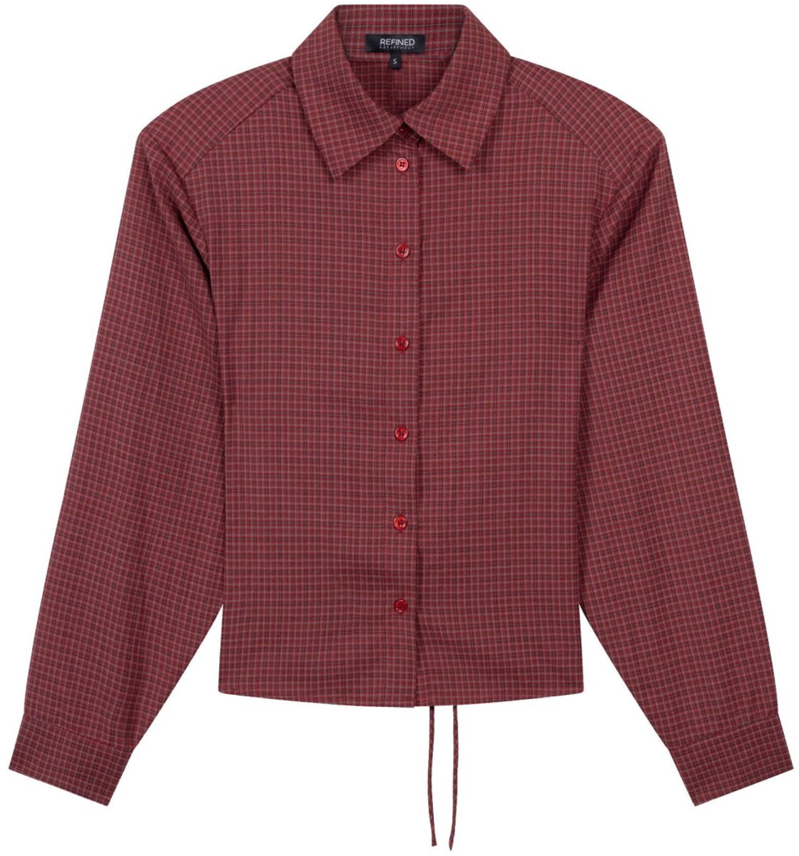 Refined Department Blouse Presley Blouse R2608966055 625 Check Dames Maat - M