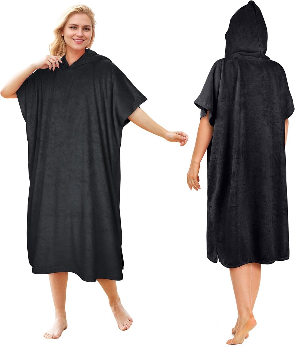 Beach Surf Poncho, Super Water Absorbent Wetsuit veranderen handdoek