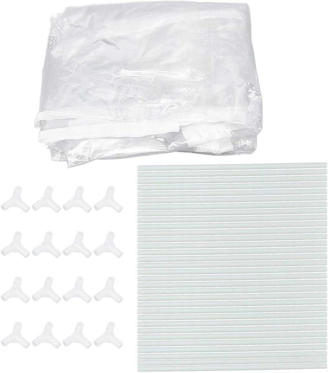 Draagbare Tuinkas - Mini Kas PVC - Planten Kweken - Zeer Doorzichtig - 45x35x5 cm - Transparant