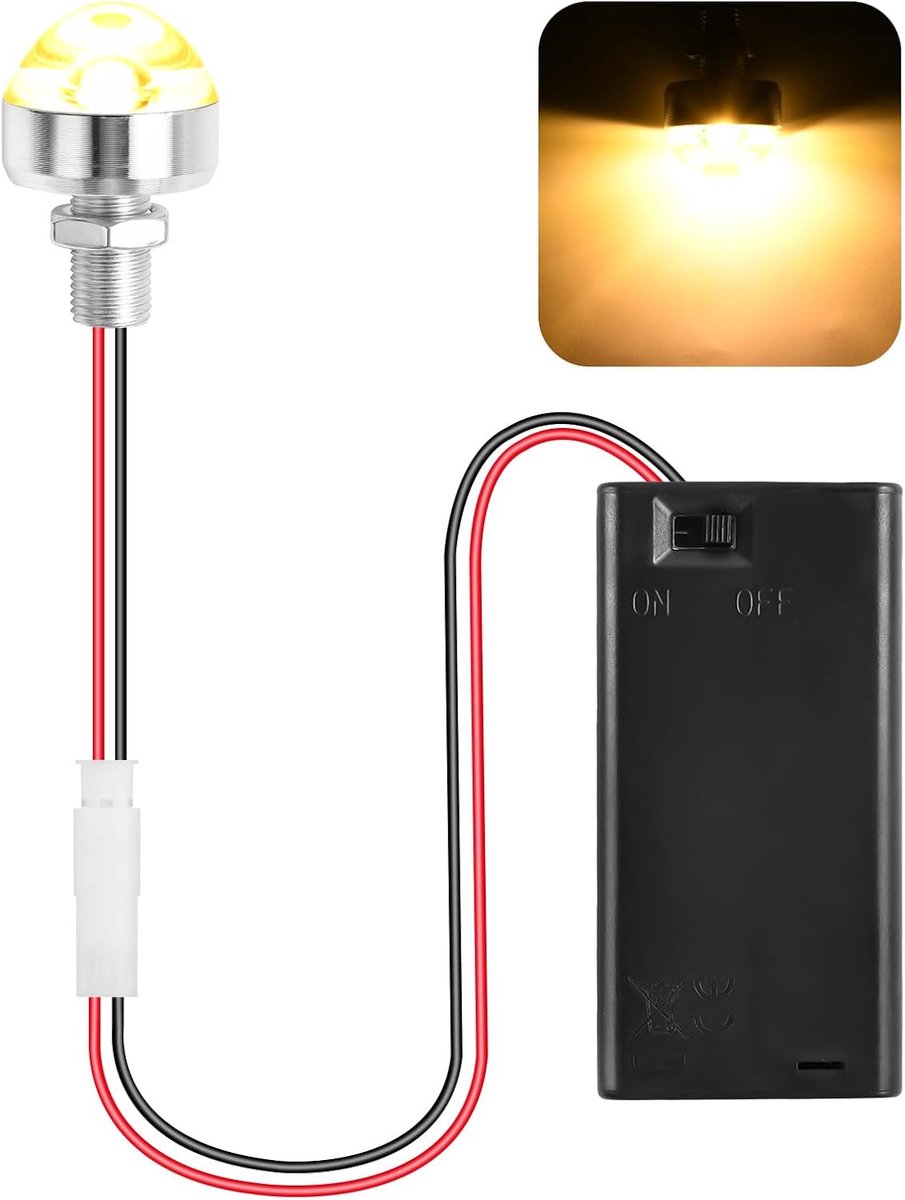 Mini-ledverlichting voor poppenhuizen, micro-ledlicht, kleine ledverlichting, micro ledlicht, poppenhuisverlichting voor vitrines, feestdecoratie, doe-het-zelf poppenhuisaccessoires