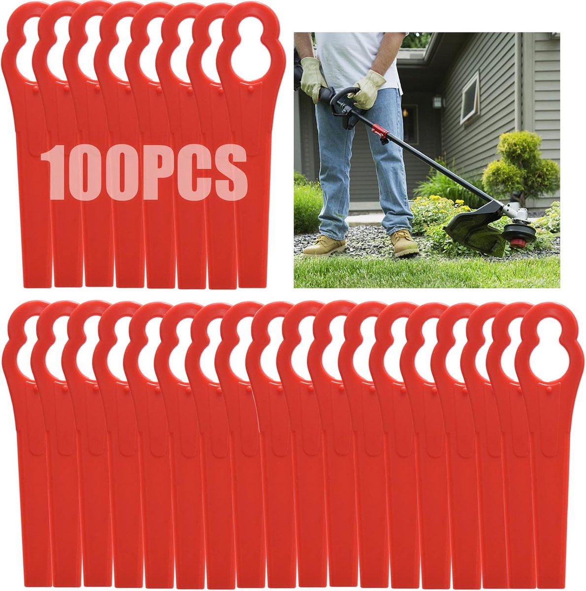 Messen, draadloze strimmer-messen 83 mm grasmaaier snijbladen