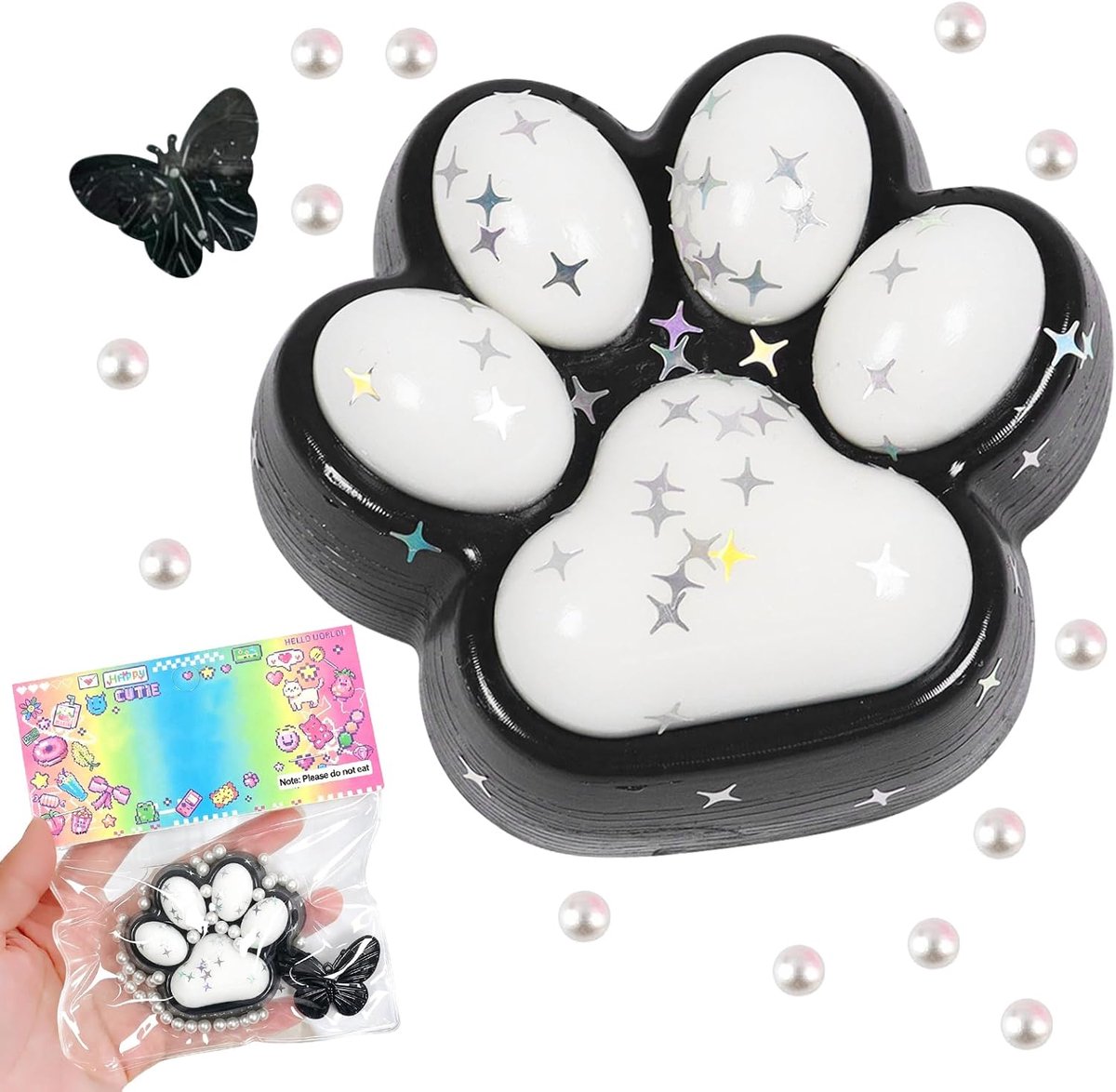 kattenpoten, kattenpootspeelgoed, mini-pluche kattenpoot, squishy kattenpoot, squishy poot, kattenpoten, knijpspeelgoed, voetknijpspeelgoed, stressknijpspeelgoed voor volwassenen