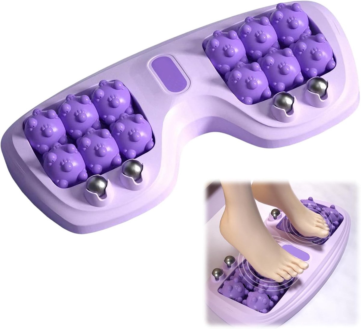 Verwarmde Voetmassage Roller voor Thuisgebruik - Ontspanning voor Vermoeide Voeten, Pijnverlichting en Stressvermindering