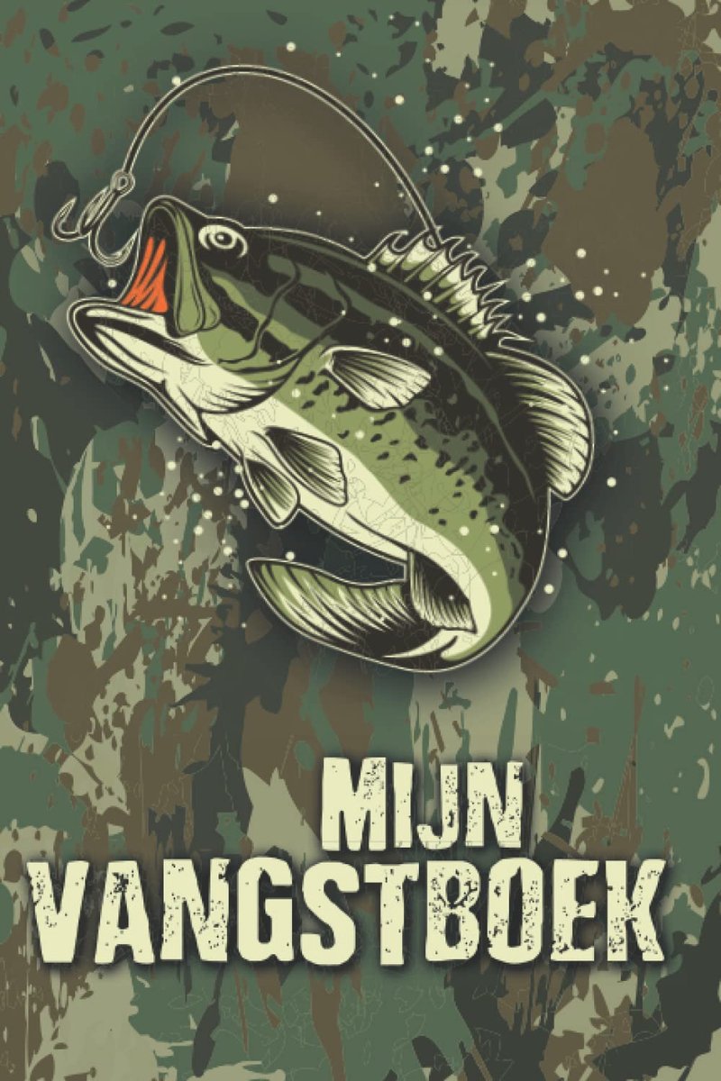 Vangstboek voor vissers - Invulboek voor visregistratie - Logboek voor snoek, baars, karper en meer - ShopVlot