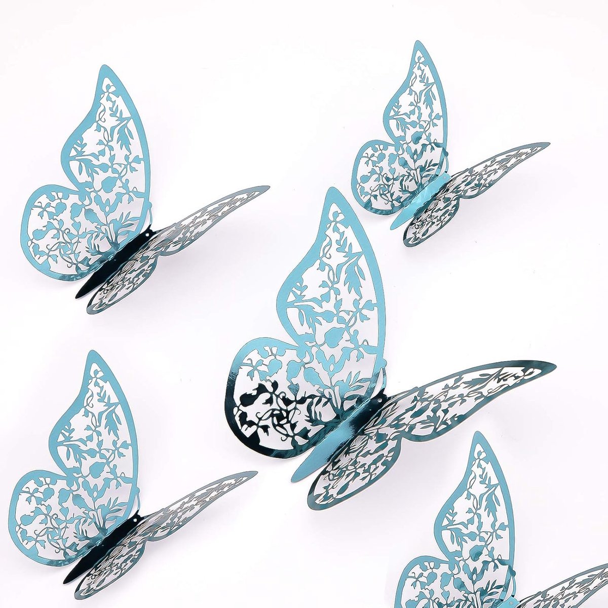 24st 3D Vlinders Ornamenten Levendig Verwijderbare Stickers Met 3