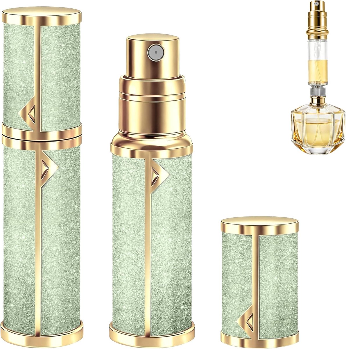 5 ml parfum verstuiver, pocket lekvrije parfum reizen navulbare fles