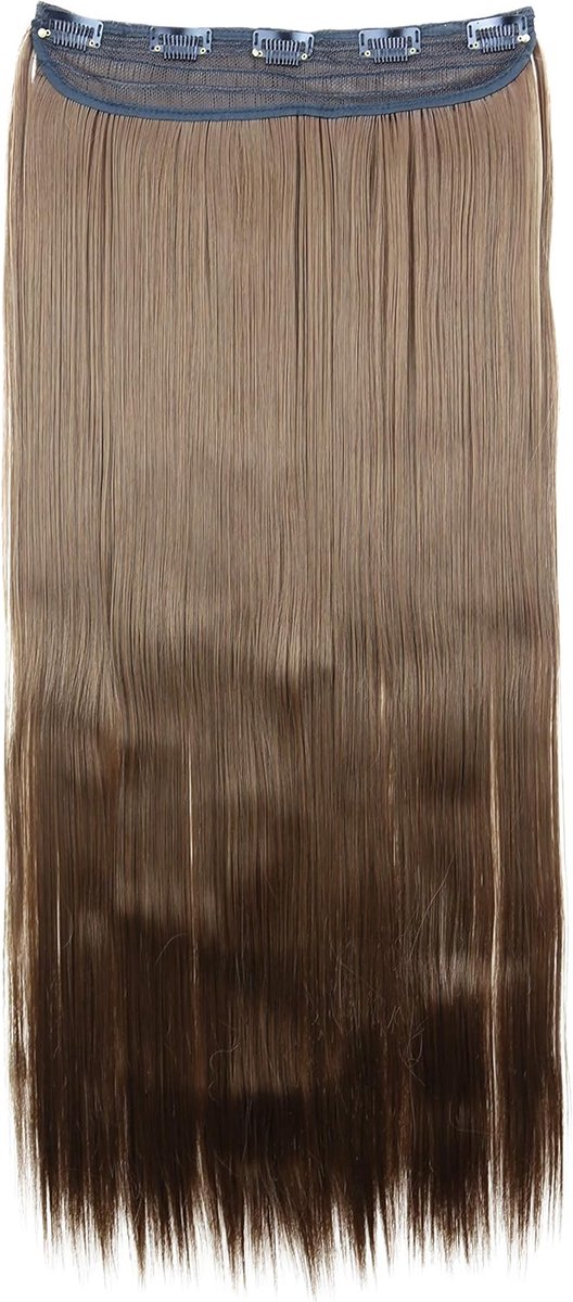 Haarextensies Haarstukje Glad Bruin C62