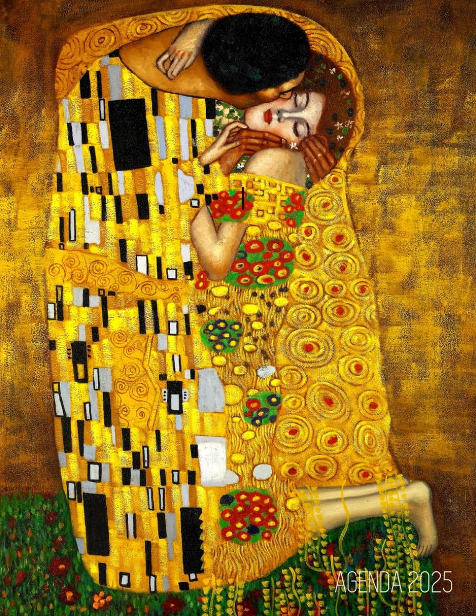 Agenda 2025 - Gustav Klimt - Il Bacio - Weekplanner voor drukke dagen - ShopVlot