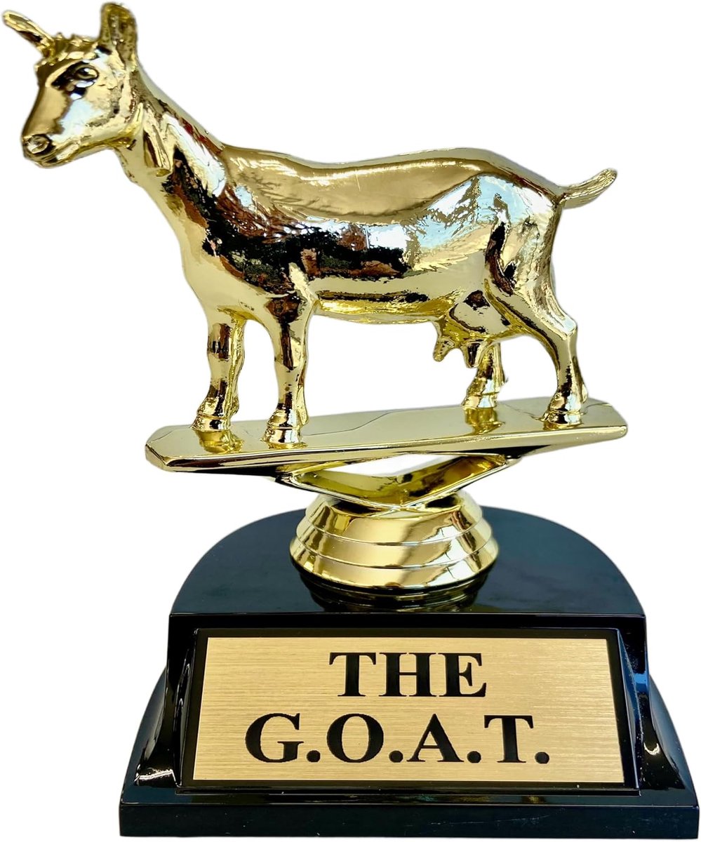 Goat Trophy G.O.A.T Greatest of All Time Trophy Grappige