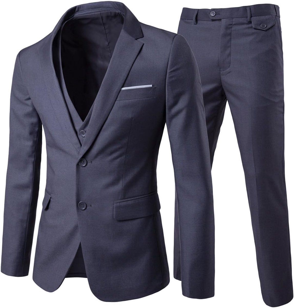 slimfit, 3-delig pak, herenpak, colbert, voor bruiloft, business
