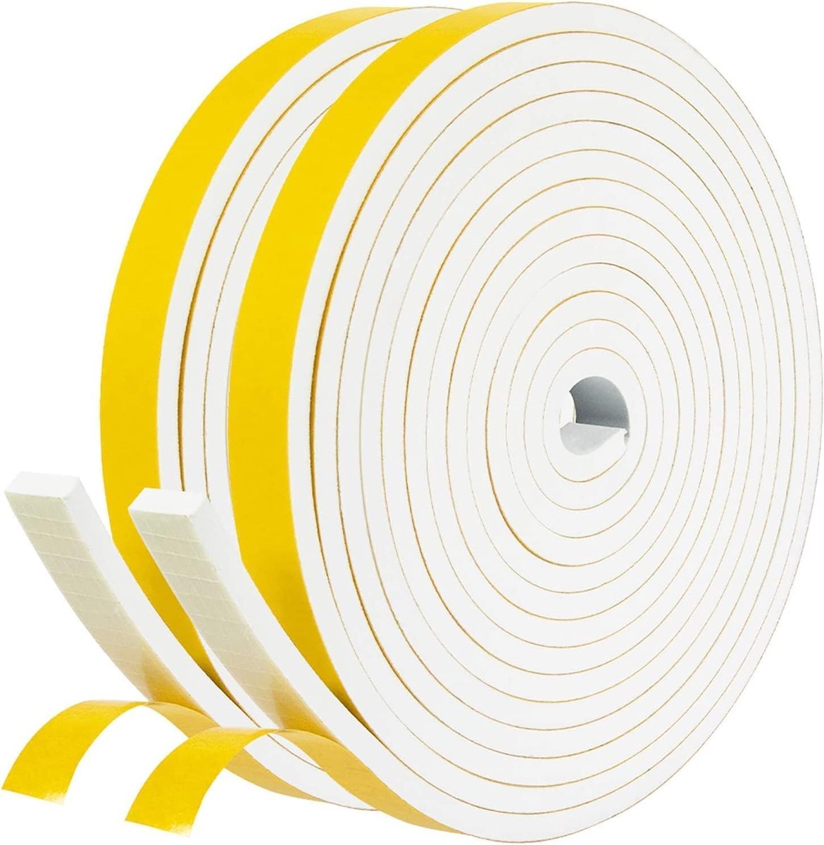 zelfklevend deuren ramen 12 mm x 6 mm /8 m wit geluidsisolatie