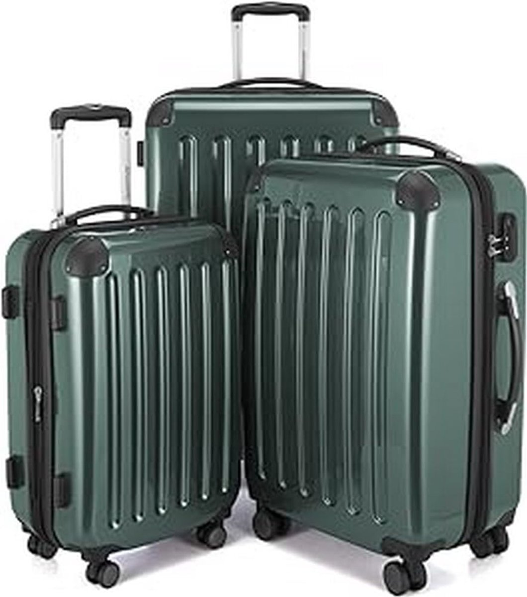 Kofferset – Handbagagekoffer 55 cm, Middelgrote Koffer 65 cm Grote
