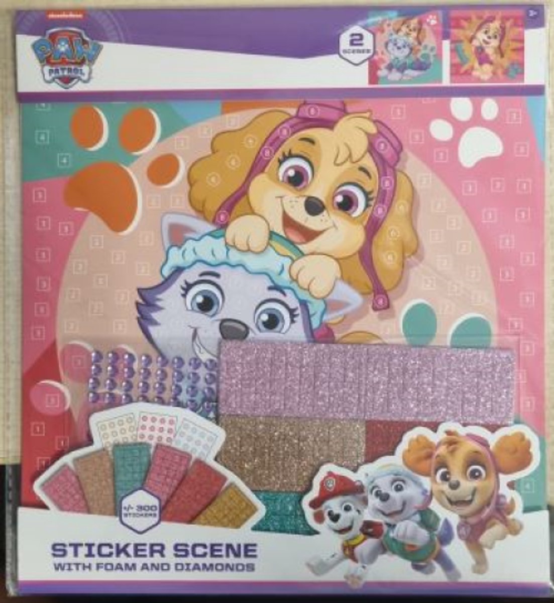 Paw Patrol Stickers - Stickers foam - plak kraaltjes - 2 platen