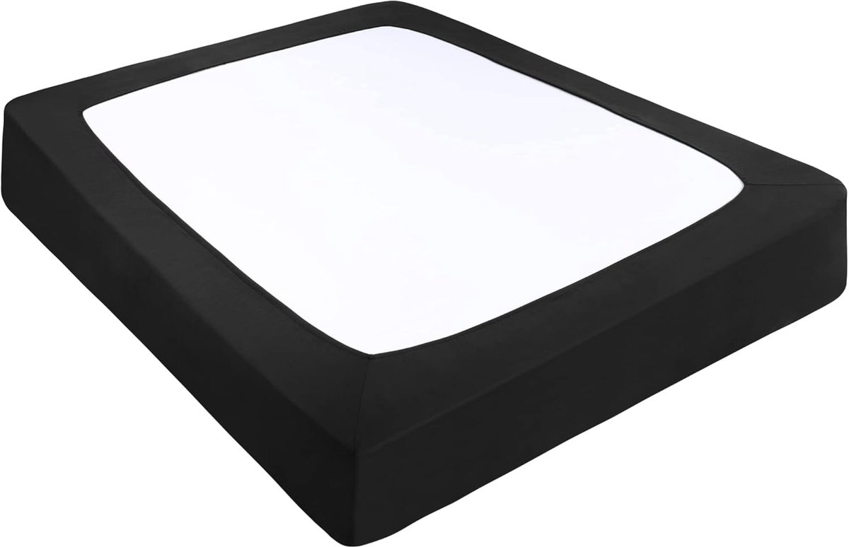 Box Spring Cover Stretchy Stof Wrap Rond 4 Zijden Bed Rok Rimpelvrij