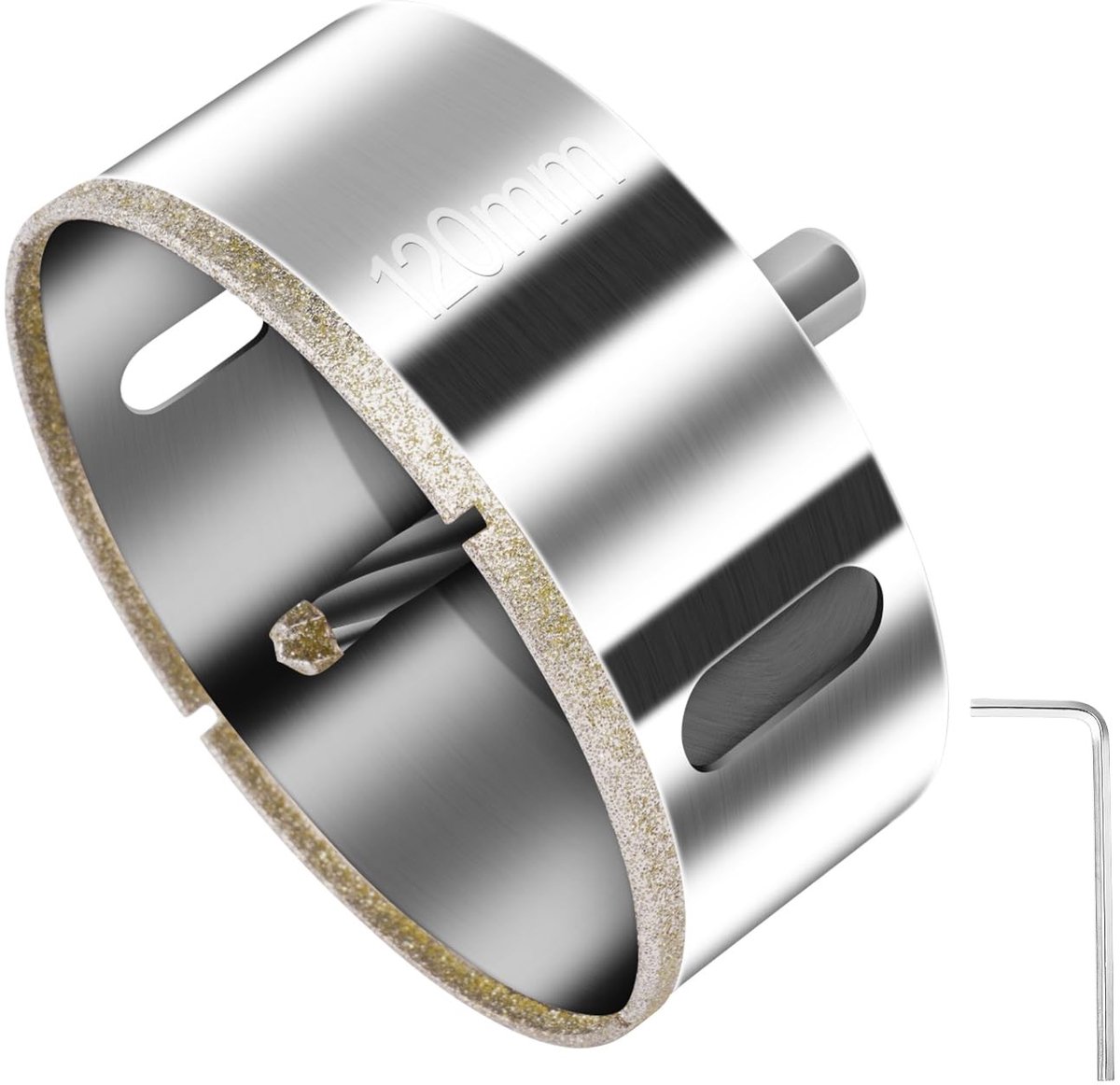 Omgoods - Diamantboor 120 mm - Hoogwaardige zaagdisc voor glas, tegels en marmer