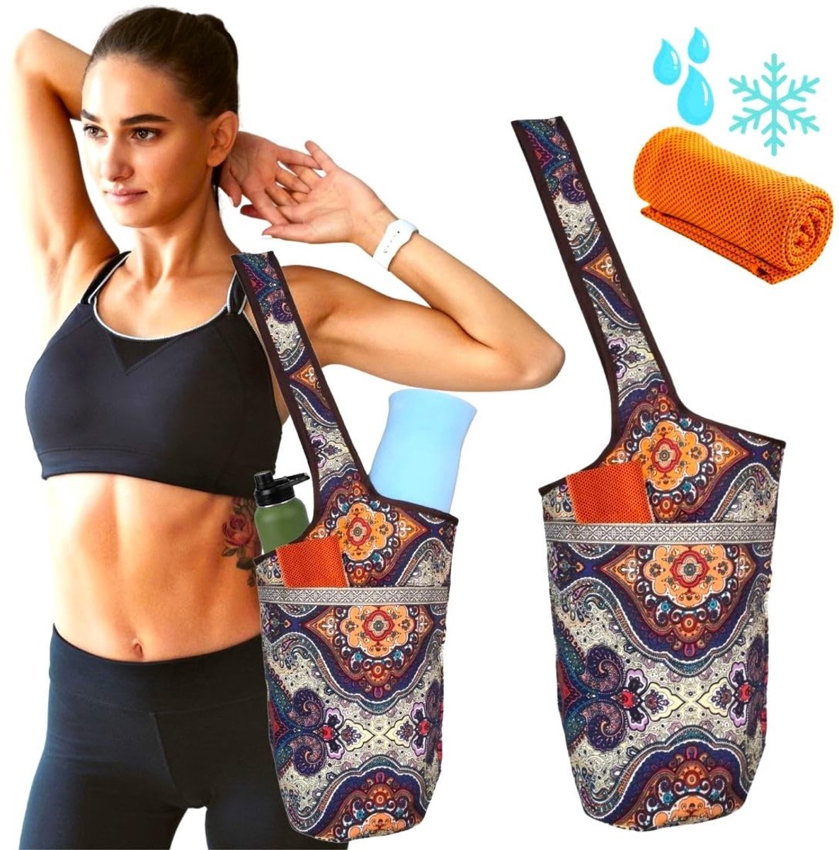 Omgoods - Yoga Tas voor Mat en Handdoek - Koeltas voor Dames