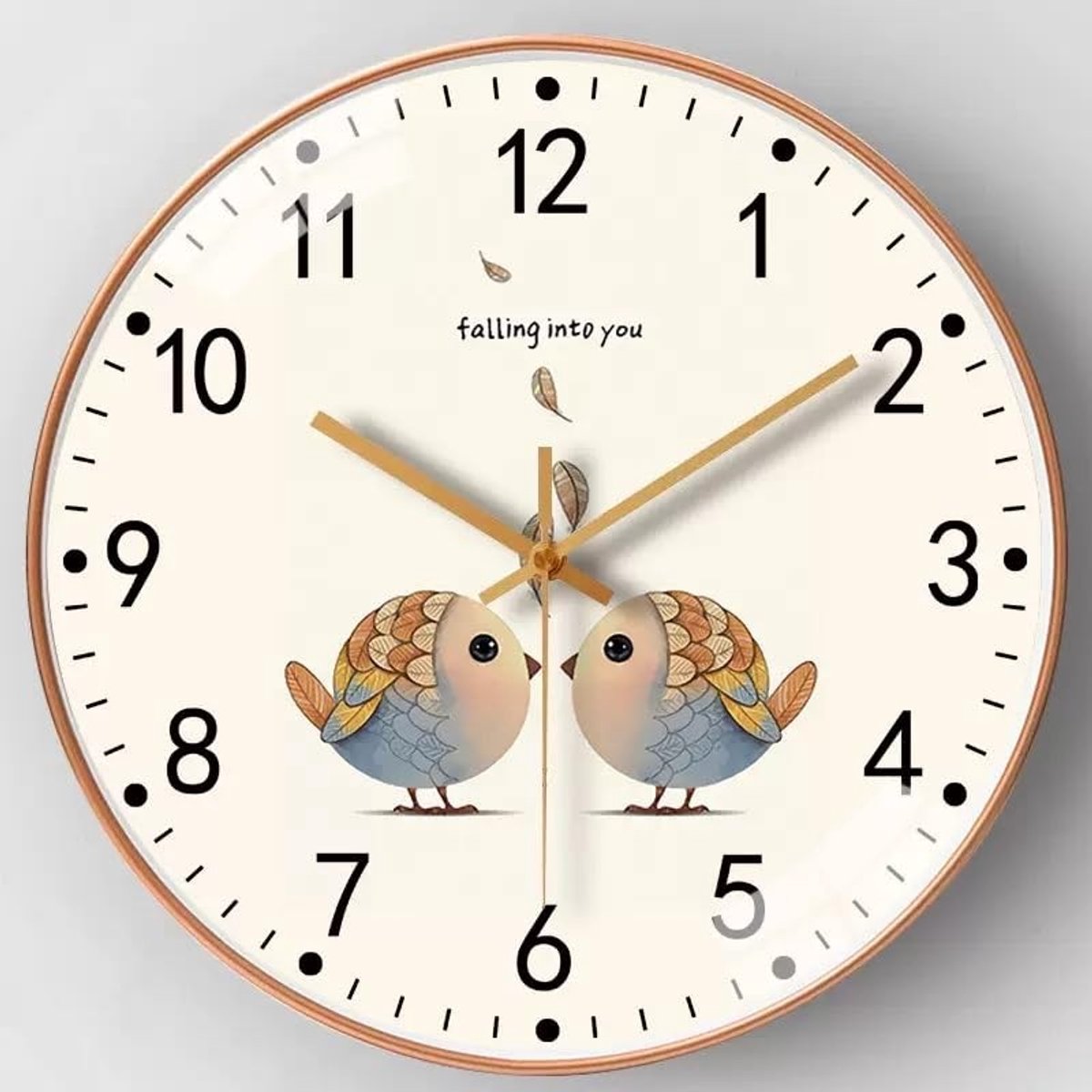 Omgoods- Wandklok 30 cm - Geruisloos - Modern - Kwarts - Decoratief - Hoogwaardig Aluminium - Muurklok
