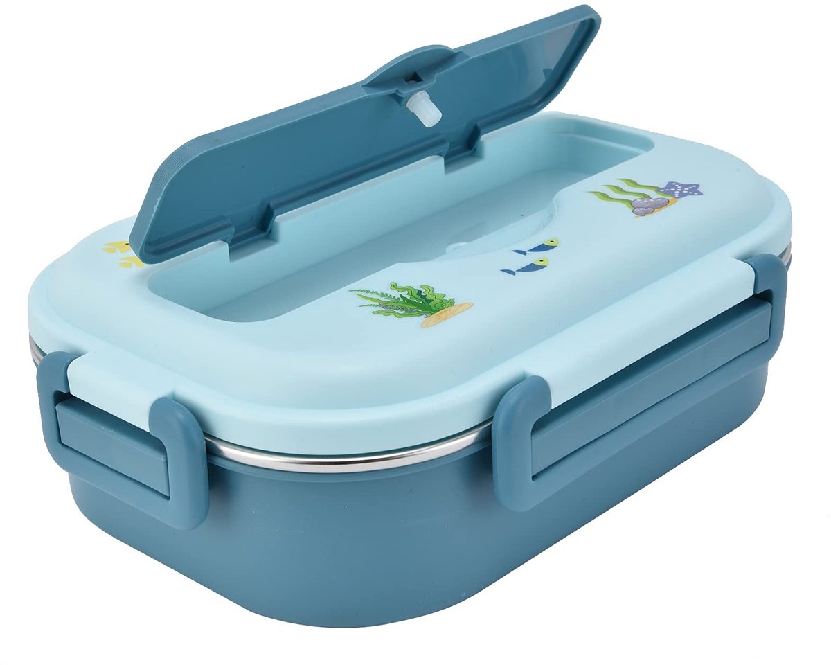 Omgoods - RVS Lunchbox met Lekvrije Compartimenten voor Kinderen en Volwassenen