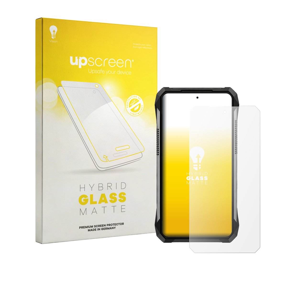 upscreen - Screenprotector voor Unihertz 8849 Tank 5 - Folie Beschermfolie Beschermglas matte