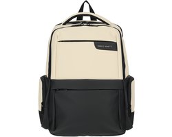 Enrico-Benetti Newport - Sac à dos - Femmes & Hommes - Compartiment pour ordinateur portable 17 pouces - Beige