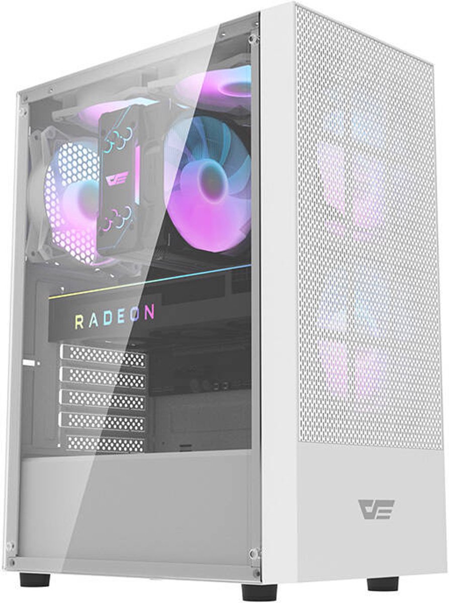 Darkflash A290 Computerbehuizing Voor Pc Met 3 Rgb-Ventilatoren