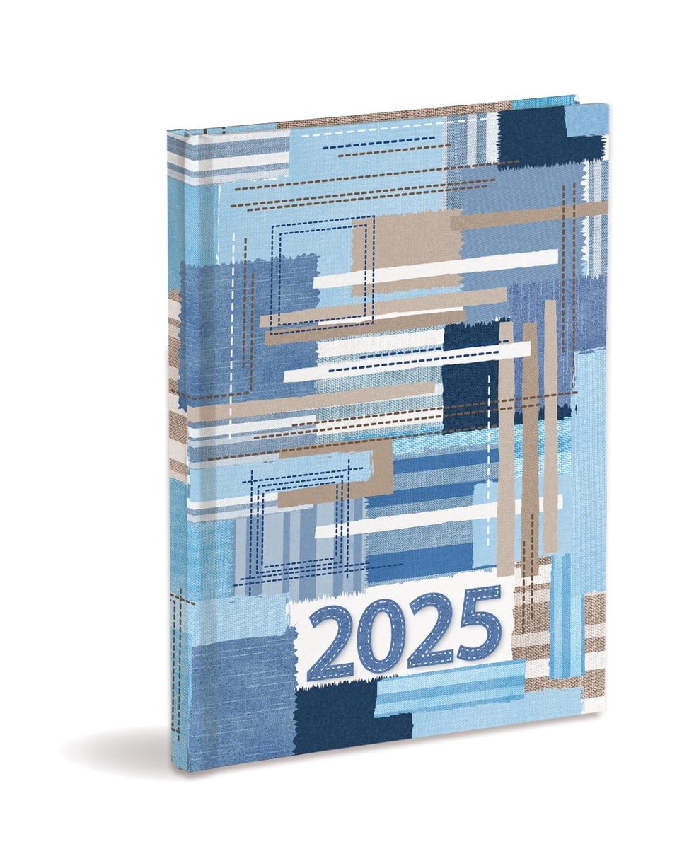 Omgoods - Agenda 2025 - Hardcover Wekelijks in Blauwe Textuur