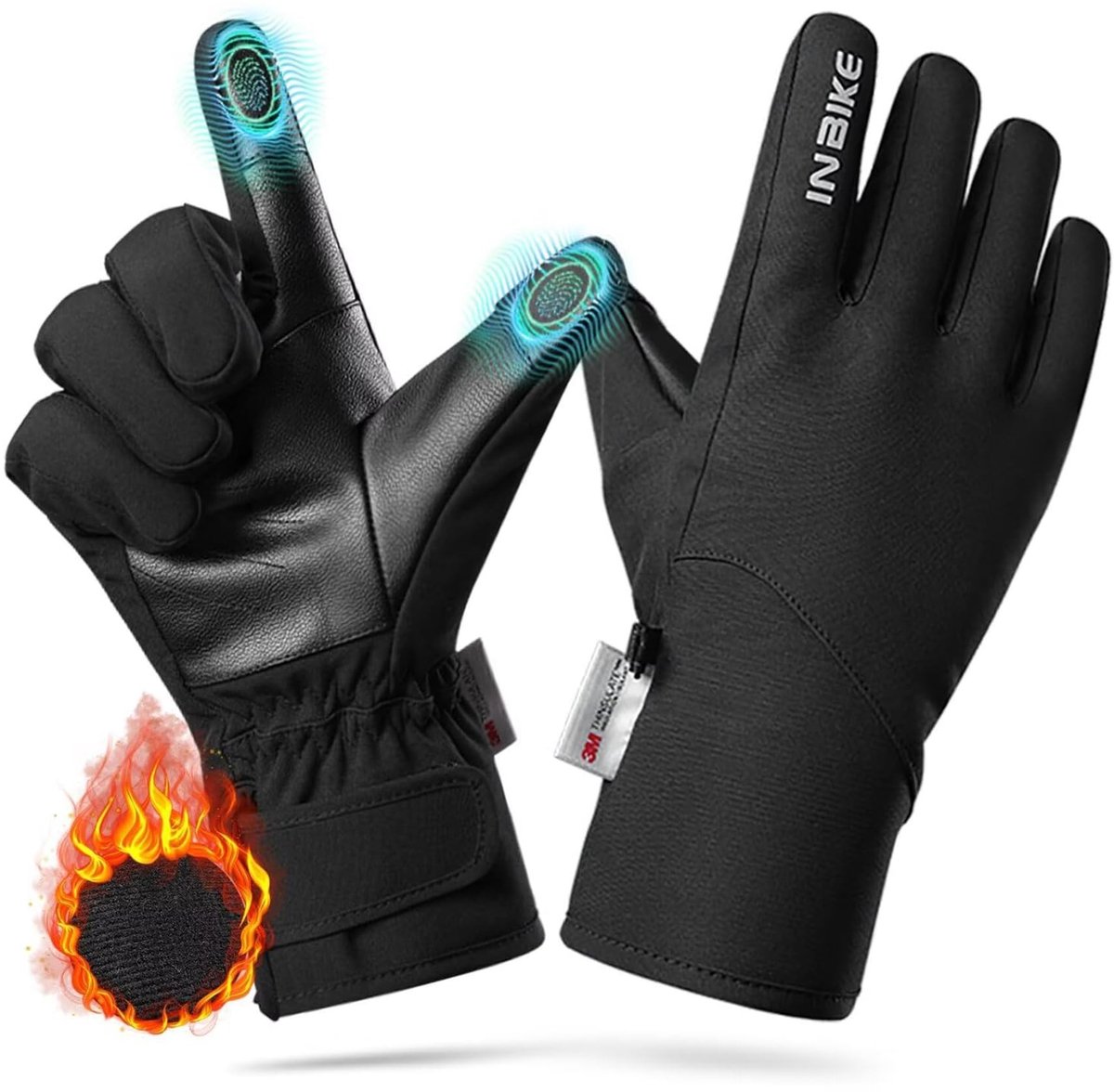 Omgoods - Waterdichte Winterhandschoenen met Touchscreen - Thermische Fleece voor Fietsen en Skiën