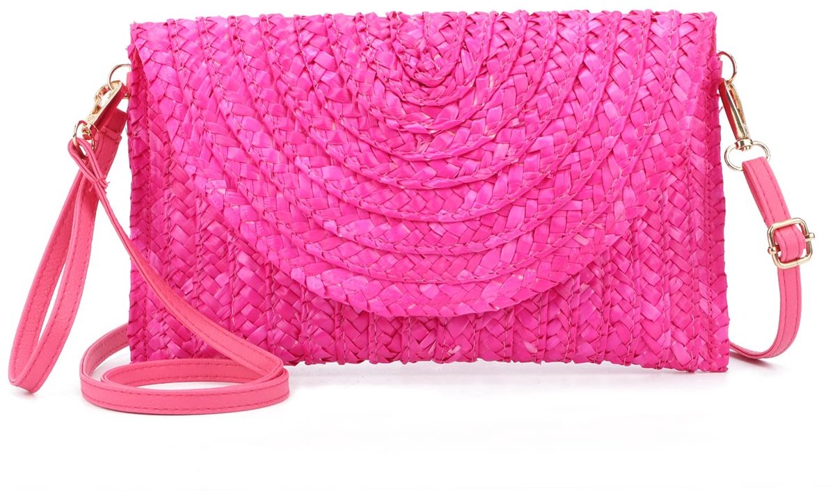 Omgoods - Vrouwen Stro Handtas - Elegante Schoudertas voor de Zomer