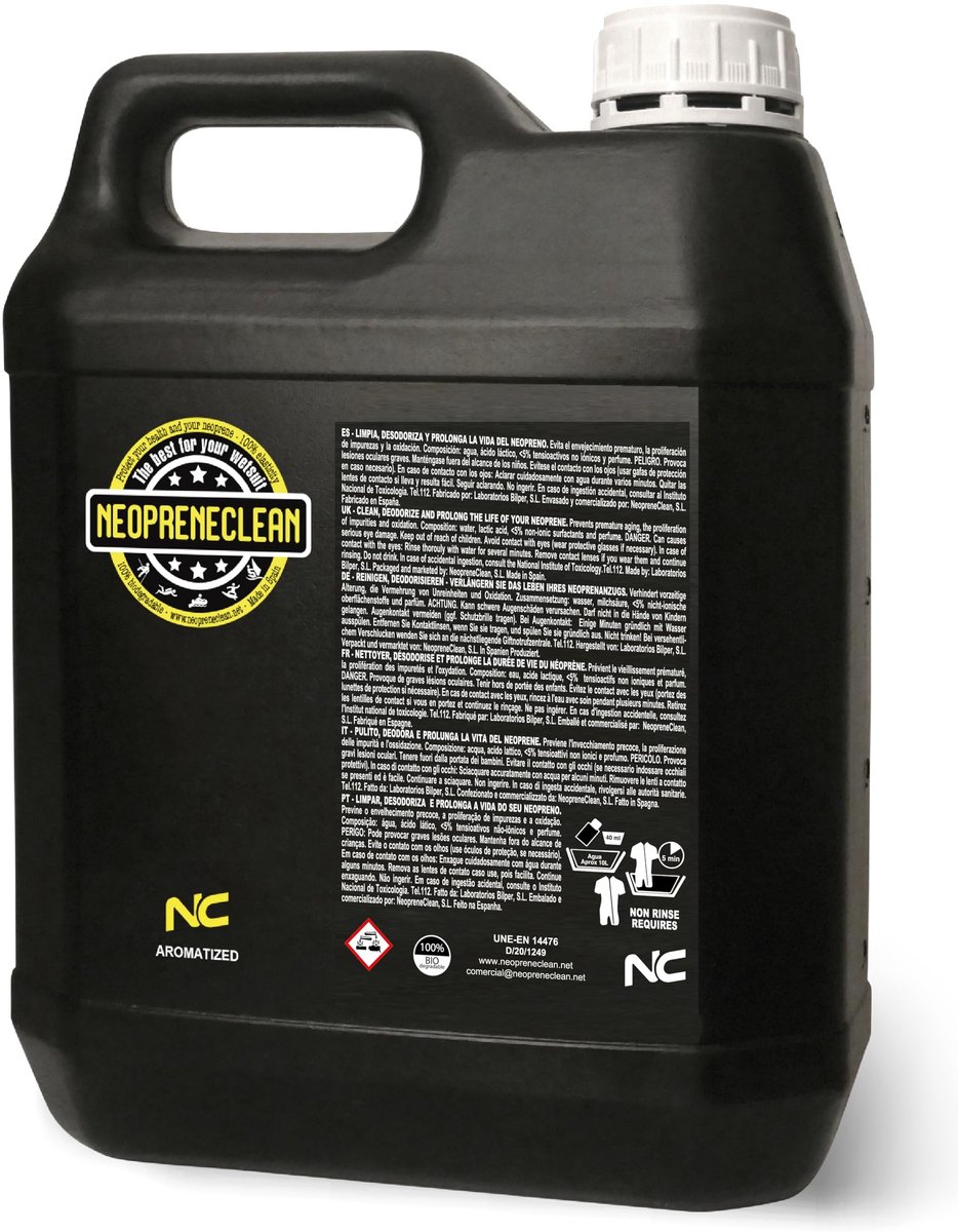 Omgoods - 100% Biodegradable NeopreneClean Wetsuitreiniger Shampoo - 5 L