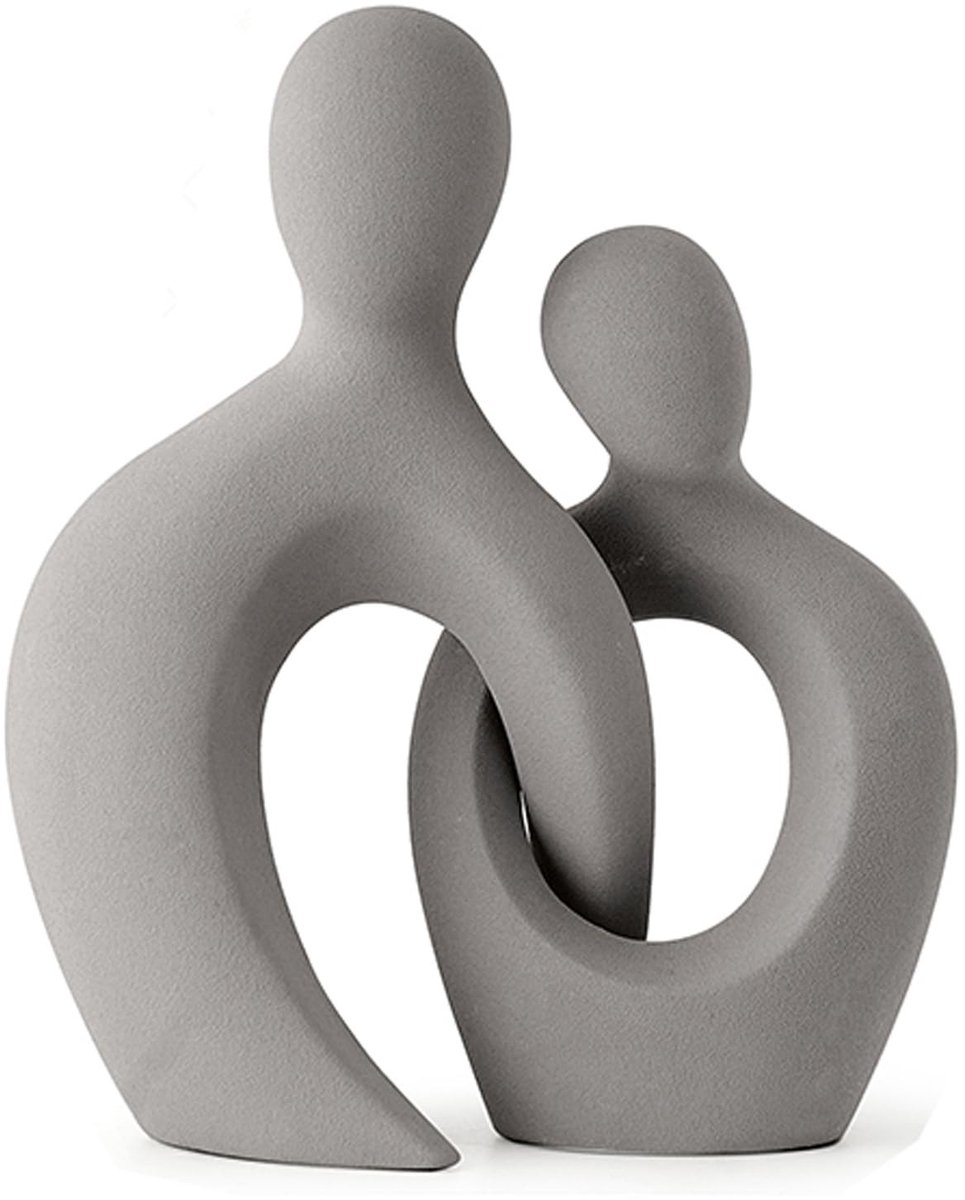 Omgoods - Abstracte Koppelsculptuur - Creatieve Decoratie voor Woonkamer en Kantoor