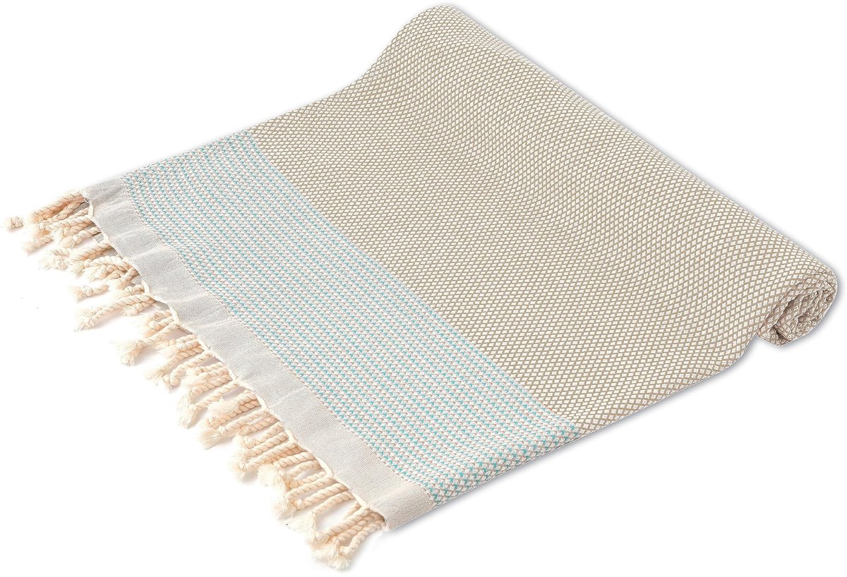 Omgoods - XXL Turkse Peshtemal Handdoek, Lichtgewicht en Sneldrogend