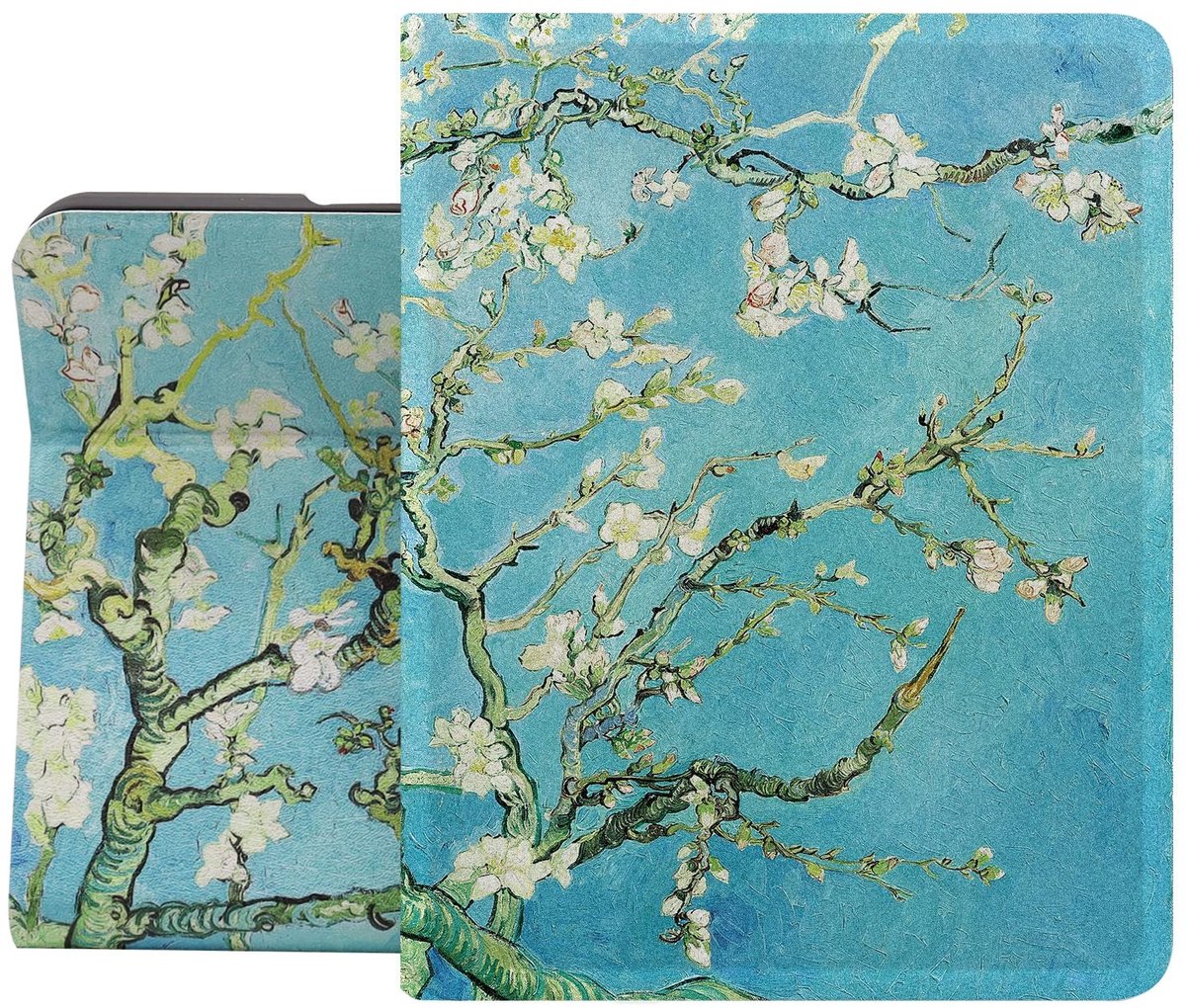Omgoods - Premium Leren Folio Case voor iPad Pro 13 inch M4 (2024) met Van Gogh Design