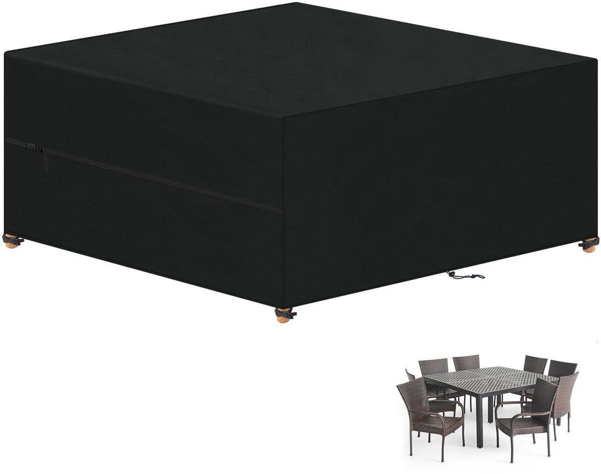 Omgoods - Tuinmeubelhoes Waterdicht met UV-Bescherming 250 x 250 x 90 cm