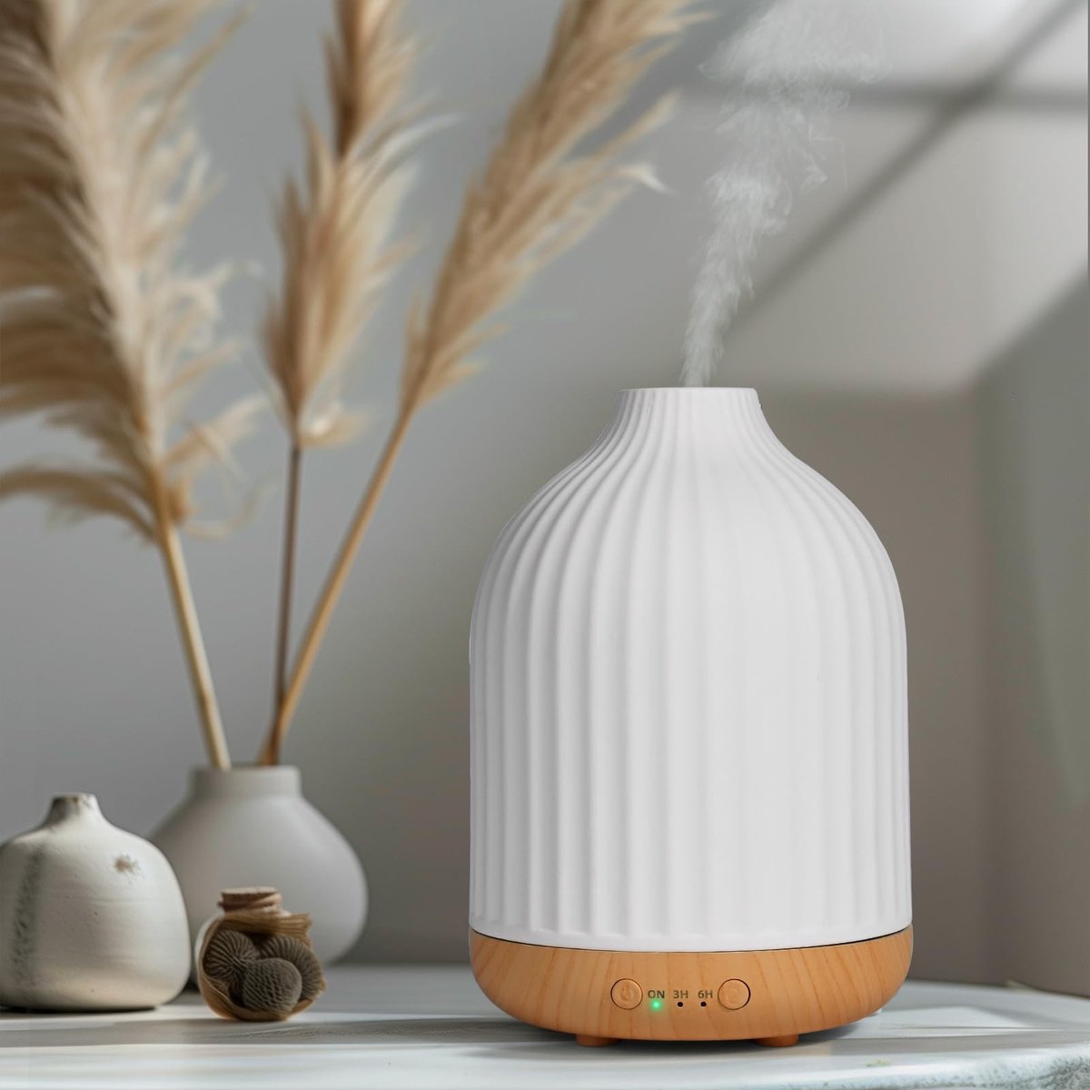 Omgoods - 250 ml Ultrasonic Aroma Diffuser voor Yoga en Kantoor