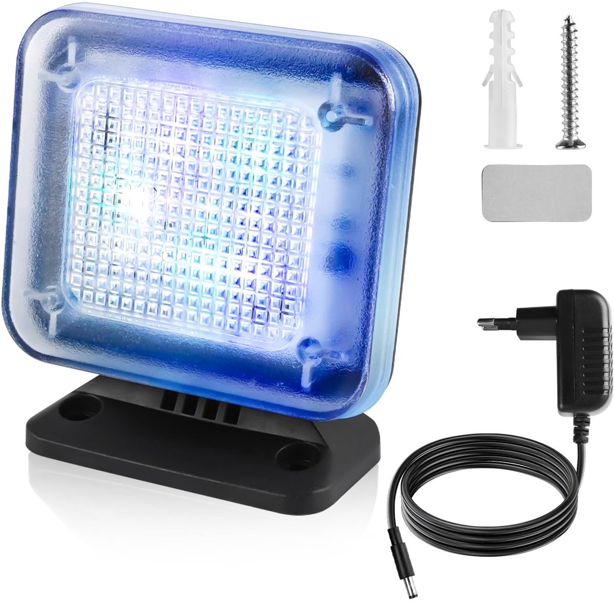 Omgoods - Led-tv-simulator - Lichtsimulatie - Inbraakbeveiliging - Compact formaat - Thuisbeveiliging - Ideaal voor woonkamer en slaapkamer
