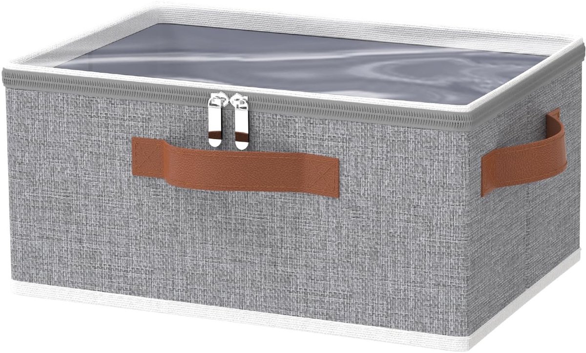 Omgoods - Vouwbare Opbergdoos met Deksel - Organizer voor Kleding en Dekens