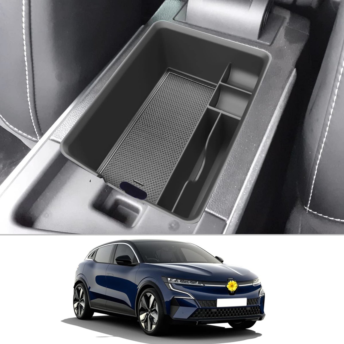 Omgoods - Center Console Organizer voor Renault Megane E-Tech 2022-2024