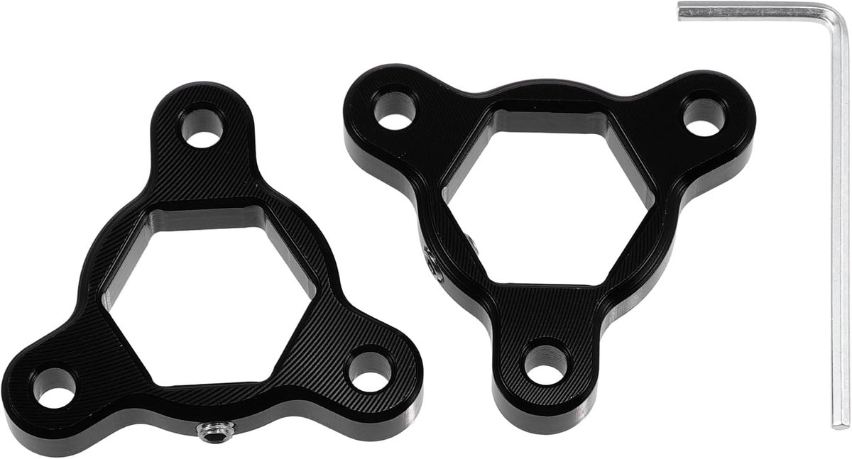 19mm Zwart Aluminiumlegering Racing Motorfiets Rijder CNC Voorveer Voorlader Verstellers voor de Meeste Motorfietsen - Verpakking van 2 | Materiaal: aluminiumlegering, oppervlak: CNC-afwerking, gebruik: voor racemotorfietsen, staat: nieuw