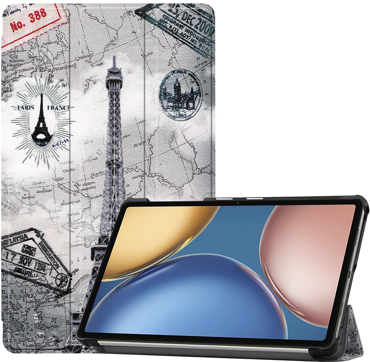 Omgoods - Slimme Case voor Huawei Honor V7 2021 10.4 Inch - Met Standfunctie en Auto Slaap/Wake