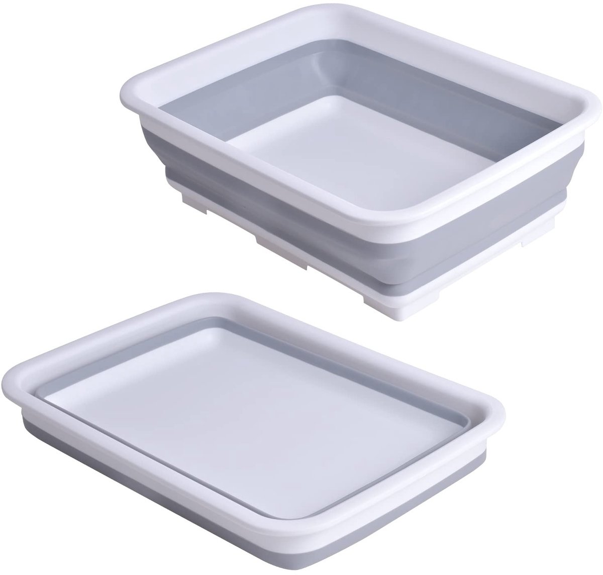 Omgoods - Vouwbare Campingspoelbak, Multifunctionele 10L Wasmand