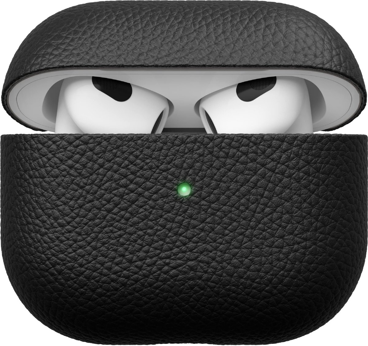 Omgoods - Artisan Leren Beschermcase voor Apple AirPods 3 - Elegant en Duurzaam