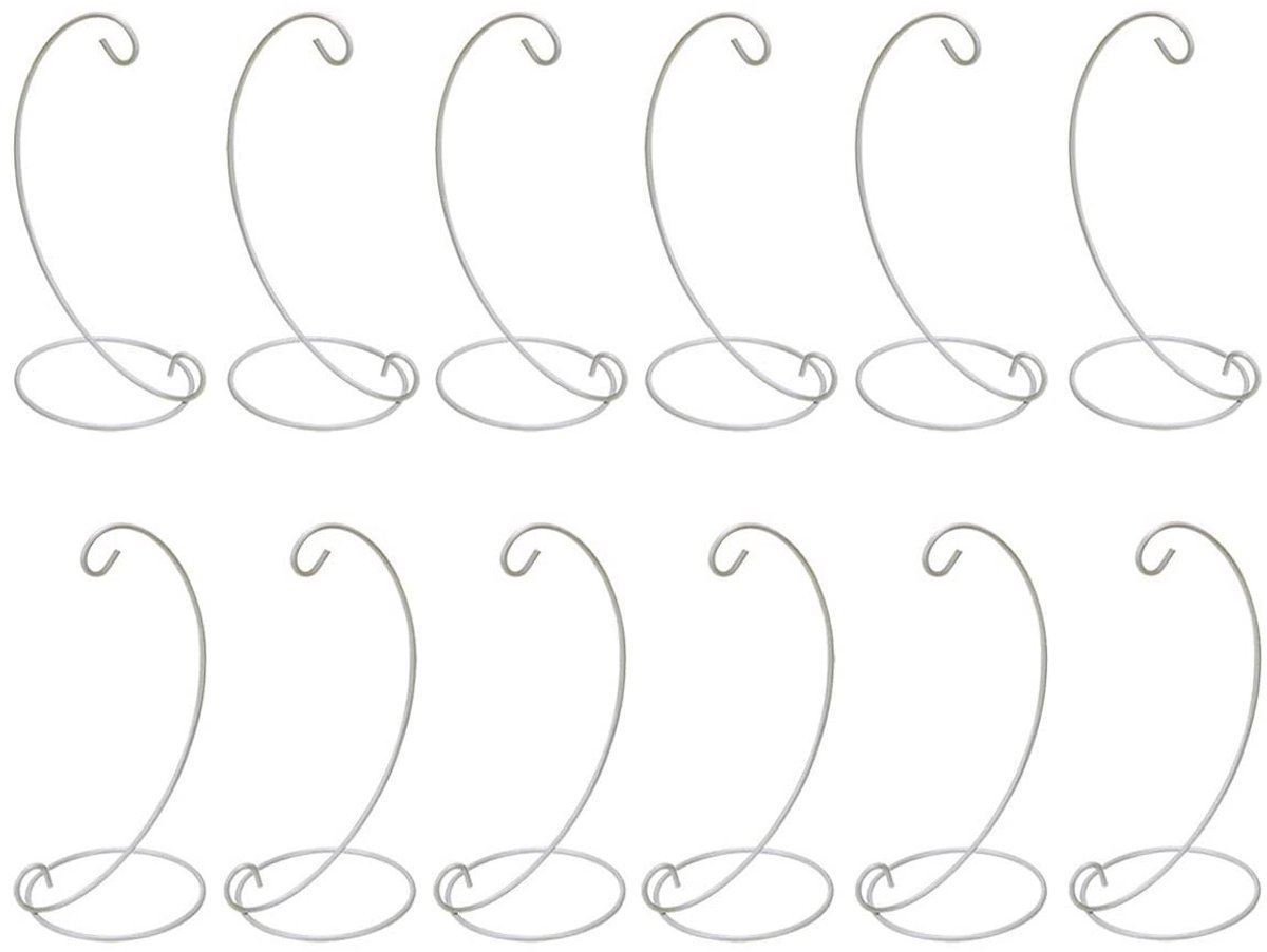Omgoods - 12 Stuks Ornament Stand voor Hangende Decoraties - Elegante Metalen Houder