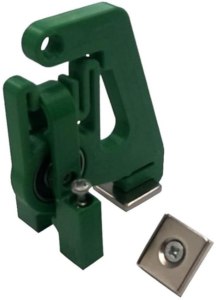 Magneetslot Deur - Veiligheidsslot Deur - Deuren Beveiligen - 6 kg Houdkracht - 8 x 8 x 8 cm - Groen