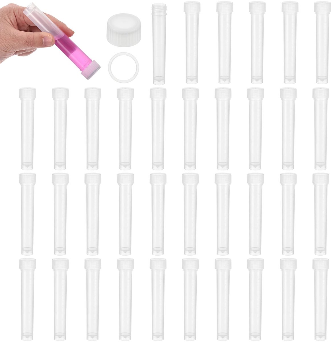 Omgoods - 10 ml Kryo-Flesje - 64 Bevroren Bewaartubes voor Laboratorium