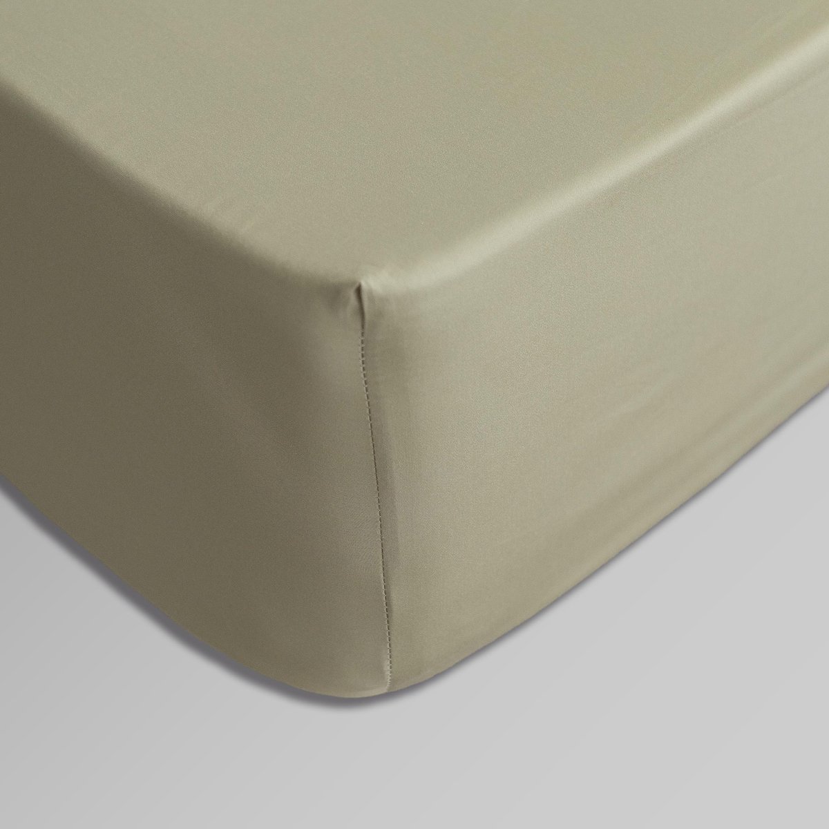Omgoods - Fantasy Fitted Sheet 90x200 cm - 100% Katoen Sateen in Mosgroen
